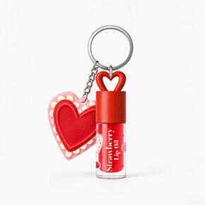 Llavero Brillo de Labios Corazón Amore con Charm 