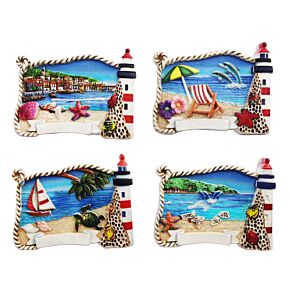 Imán Souvenir la Costa Impresión 3D Fato de la Playa Imán Souvenir la Costa Impresión 3D Fato de la Playa