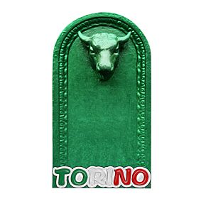 Imán de Souvenir Impresión 3D Fuente de Toret de Turín