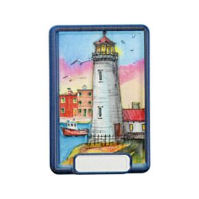 Imán de Souvenir de la Costa Faro al Atardecer 
