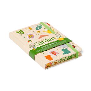 Libreta A6 de Papel Reciclado a Rayas en el Jardín In the Garden