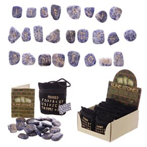 Piedras Rúnicas Bolsa con 25 Piedras