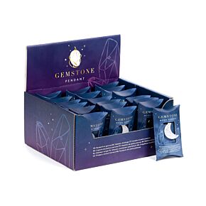 Colgante con Forma de Luna de Piedra Curativa
