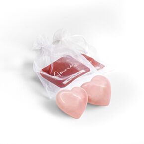 Set de 2 Piedras Corazones Amore 