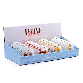 Espejo de Bolsillo Gato Feline Fine