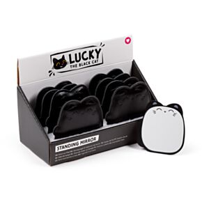Mini Espejo de sobremesa Gato Negro Lucky the Black Cat