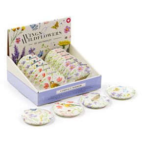 Espejo de Bolsillo Jan Pashley Wings & Wildflowers 