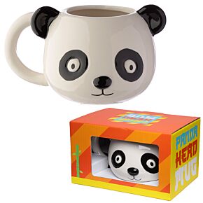 Taza de Cerámica 3D con Forma Oso Panda Animales Adorables Adoramals