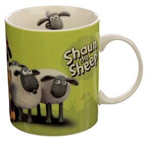 Taza de Porcelana Oveja Shaun Verde
