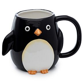 Taza de Cerámica 3D con Forma Pingüino Huddle Taza de Cerámica 3D con Forma Pingüino Huddle