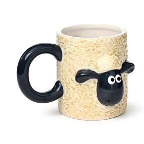 Taza de Cerámica 3D con Forma La Oveja Shaun