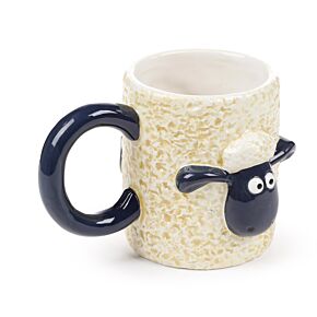 Taza de Cerámica 3D con Forma La Oveja Shaun