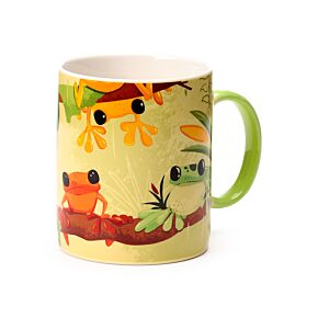 Taza de Porcelana Ranas Tropicales Taza de Porcelana Ranas Tropicales