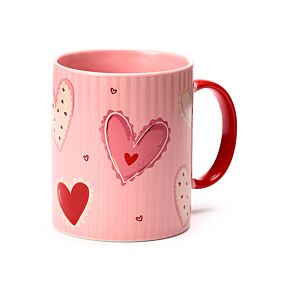 Taza de Porcelana Corazones Amore Taza de Porcelana Corazones Amore