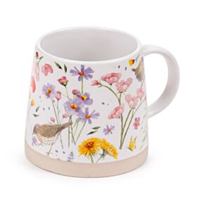 Taza de Gres Jan Pashley Wings and Wildflowers
