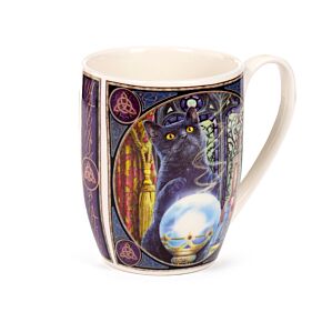 Taza de Porcelana El Gato del Aprendiz de la Bruja Lisa Parker Taza de Porcelana El Gato del Aprendiz de la Bruja Lisa Parker