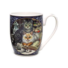 Taza de Porcelana Gato Profecías Elaboradas Lisa Parker Taza de Porcelana Gato Profecías Elaboradas Lisa Parker