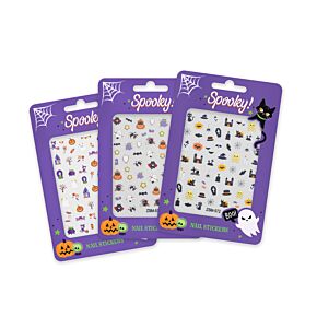 Pegatinas Autoadhesivas para Uñas Spooky Espeluznante 