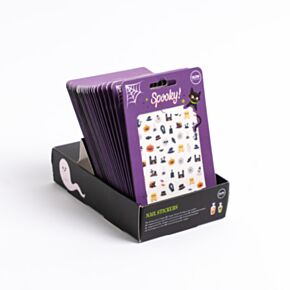 Pegatinas Autoadhesivas para Uñas Spooky Espeluznante 