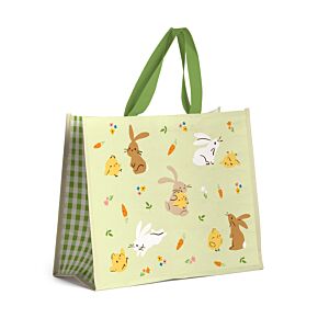 Bolsa de la Compra Reutilizable Conejitos Primavera Springtime