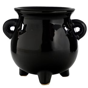 Quemador de Aceite de Cerámica Cuenco Negro Grande