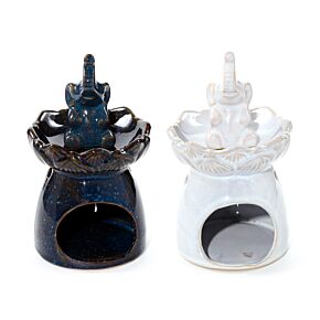 Quemador de Aceite Eden Elefante en Flor de Loto