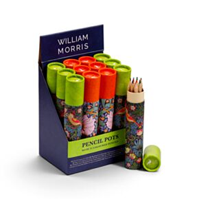 Tubo con 12 Lápices de Colores William Morris 