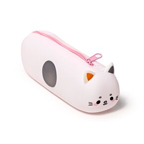 Estuche de Silicona con Cremallera Adoramals Gato
