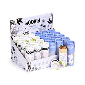 Tubo con 12 Lápices de Colores Surtidos Mumin Moomin Tubo con 12 Lápices de Colores Surtidos Mumin Moomin