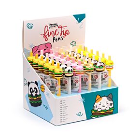 Bolígrafo de Punta Fina Hamburguesa Adorable Foodiemals