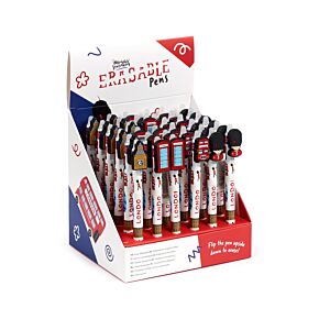 Bolígrafo Borrable Inkredible con Tope de Silicona Souvenir Londres Bolígrafo Borrable Inkredible con Tope de Silicona Souvenir Londres