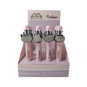Bolígrafo Multicolor 6 Colores con Accesorio Gato Pusheen Bolígrafo Multicolor 6 Colores con Accesorio Gato Pusheen