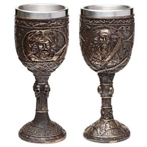 Copa decorativa Pirata efecto madera