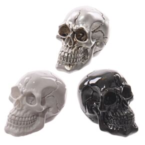 Figura Calavera Calavera Decorativa de Color Pequeña