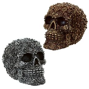 Figura Calavera Calavera Decorativa Tuercas, Tornillos, Pernos