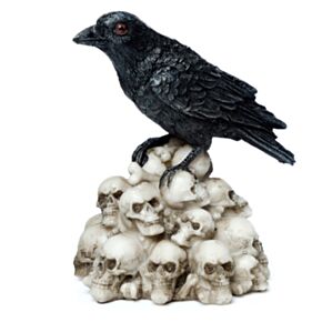 Figura Calavera Cuervos sobre Calaveras