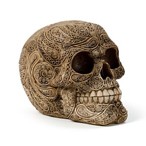 Calavera Decorativa Intricado Forma Damasco