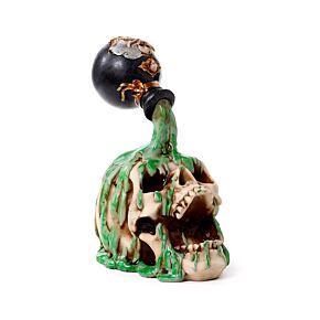 Figura Calavera que Grita con Poción Verde