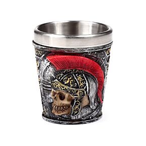 Vaso de Chupito Calavera Soldado Romano