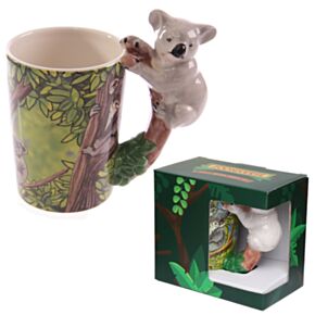 Taza de Cerámica Asa con Forma de Koala