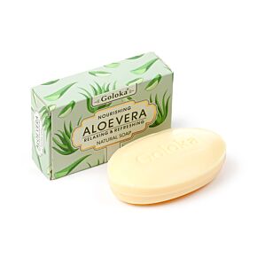 Pastilla de Jabón Artesanal Goloka Aloe Vera