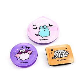 Set de 3 Esponjas de Maquillaje Halloween Gato Pusheen