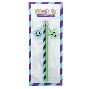 Set de 2 Lápices de PVC Monstruos Monstarz