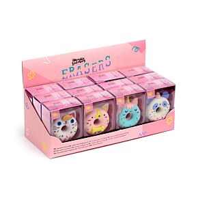 Goma de Borrar Donut de Unicornio en Mini Caja Goma de Borrar Donut de Unicornio en Mini Caja