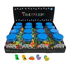 Bote de Mini Gomas de Borrar Dinosaurio Jr Dinosauria Bote de Mini Gomas de Borrar Dinosaurio Jr Dinosauria