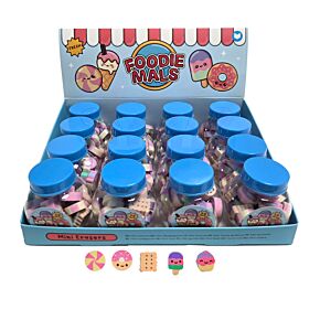 Bote de Mini Gomas de Borrar Foodiemals Bote de Mini Gomas de Borrar Foodiemals