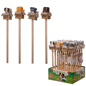 Set Lápiz y Goma de Borrar Perro en una Caja