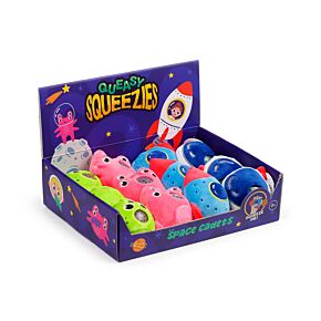 Juguete Estrujable de Peluche Queasy Squeezies Space Cadet
