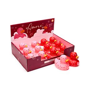 Juguete de Baño Patito Corazones Amore