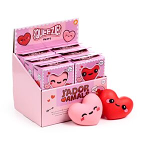 Juguete Estrujable Corazón J´Adoramals Heart XOXO